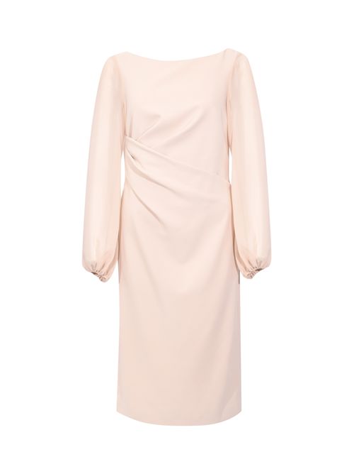 Abito midi in crepe fluido D. Exterior | 629305CONC